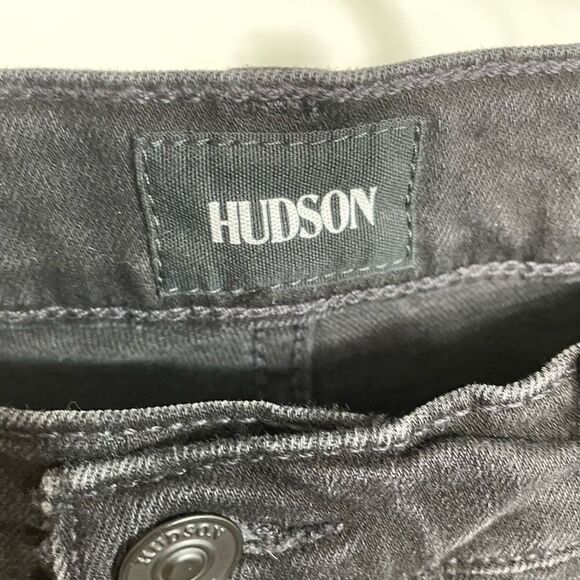 Hudson Blair Women's Black Denim High Rise Stretch Super Skinny Jeans Size 32 - Picture 6 of 6